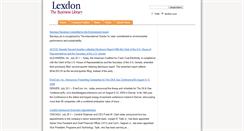 Desktop Screenshot of lexdon.com